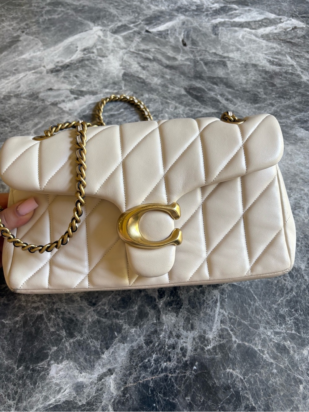 Authentic Coach Tabby Shoulder Bag 26 With Pillow Quilting